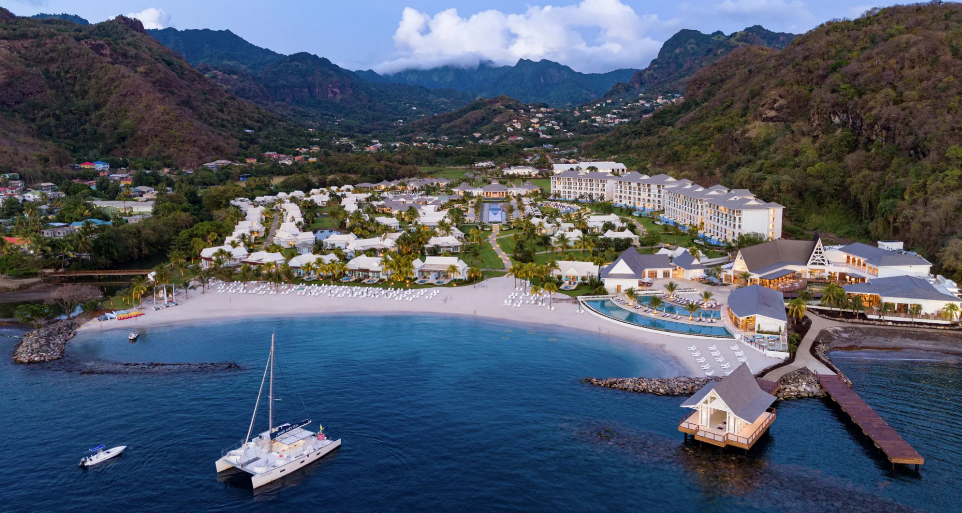 Sandals St. Vincent resort view
