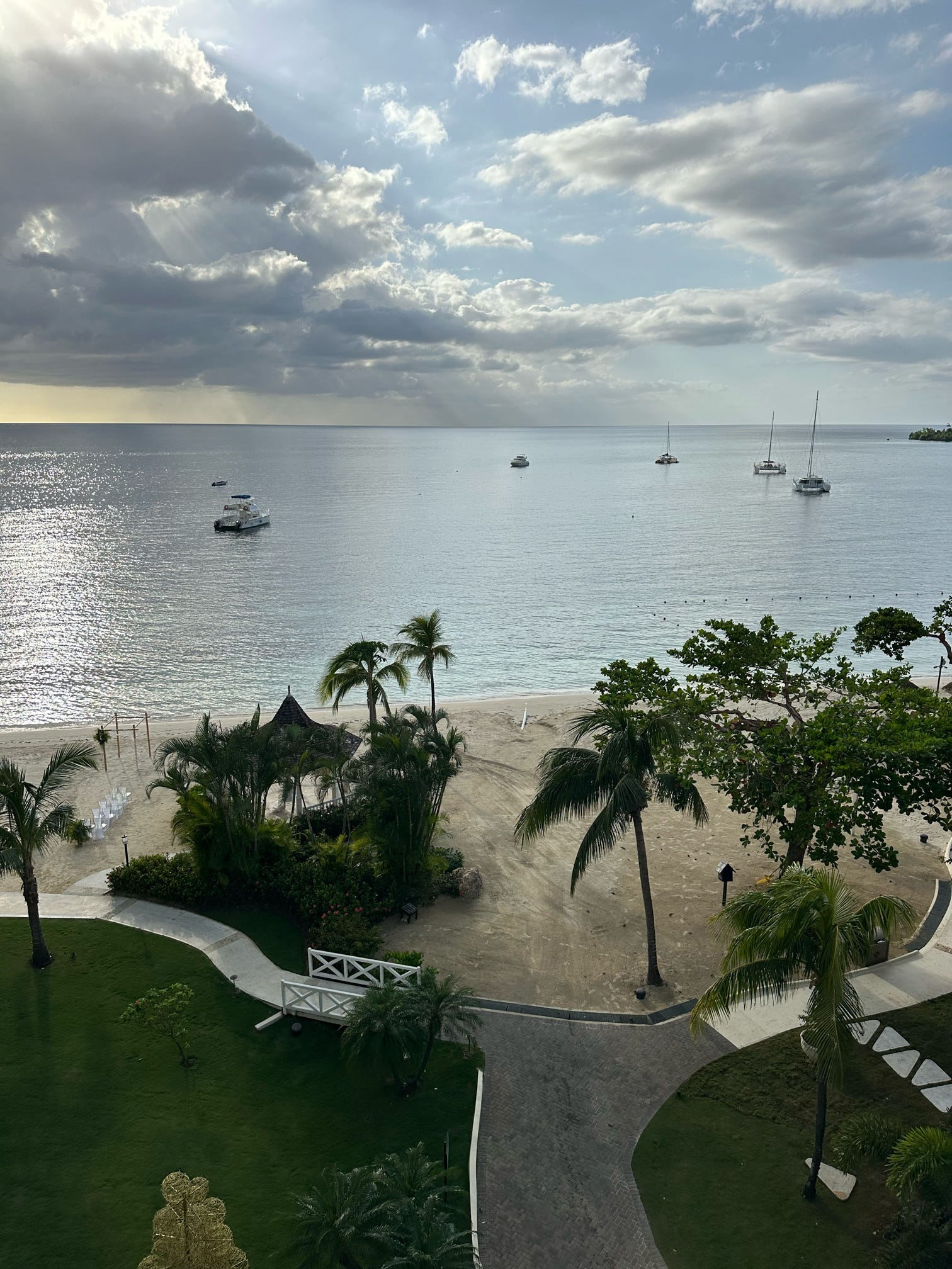 Another view of Sandals Dunn’s River during RJT Travels’ visit